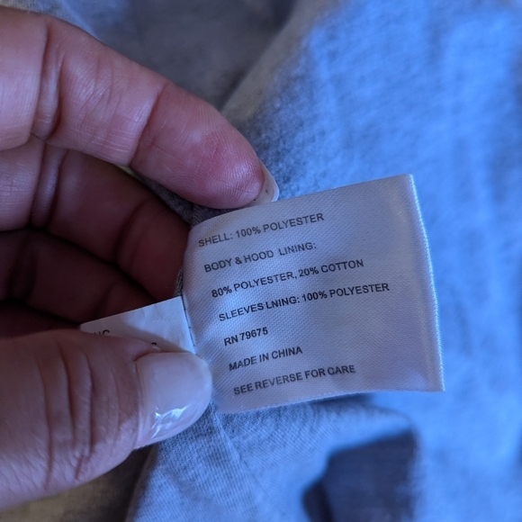 Michael Kors Silky Light Weight Wind Breaker Silver Jacket Teen  Size 14 - Picture 5 of 16